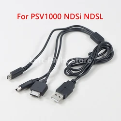 Cable Cargador USB 3 en 1 para PSV1000, NDSL y NDSi