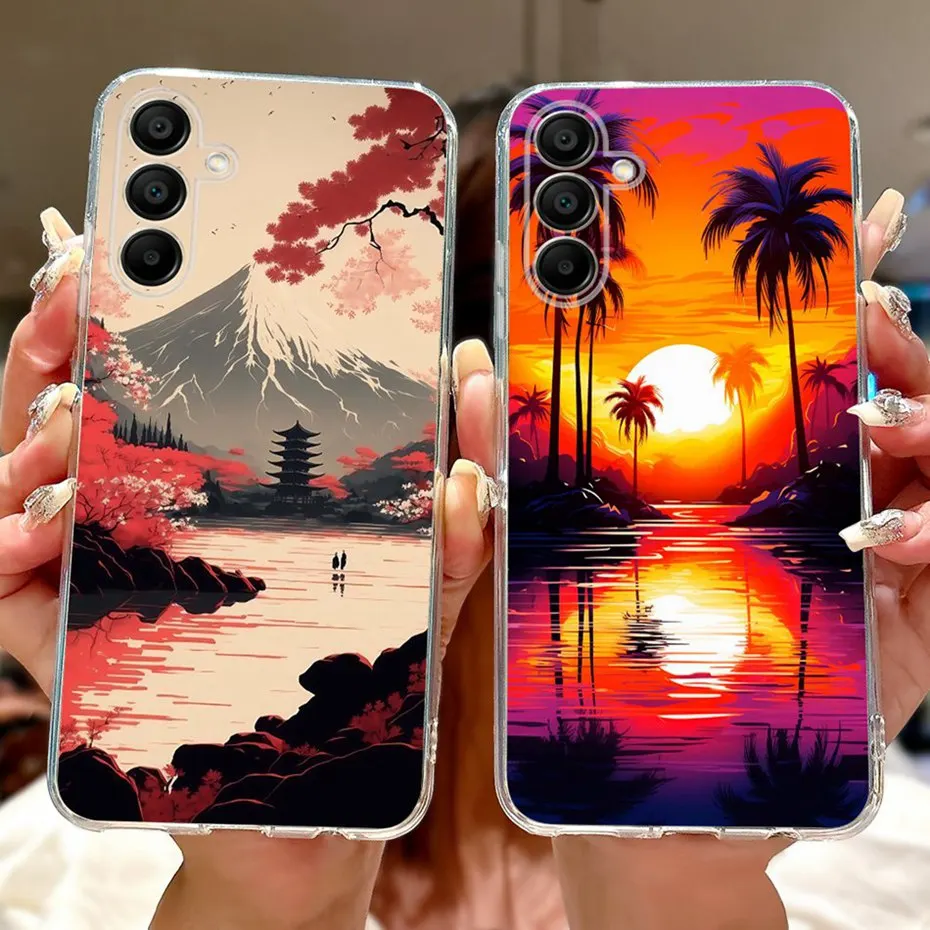 Nueva funda de pintura de moda para Samsung Galaxy A16 fundas de teléfono de silicona suave TPU para Samsung A16 5G 4G SM-A165F A166B parachoques - imagen 4