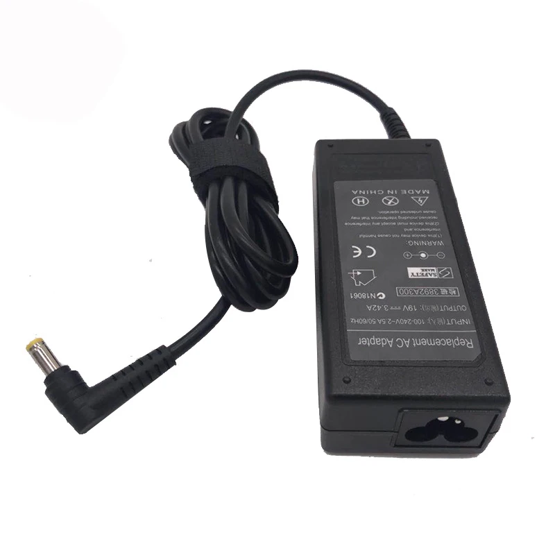 Fuente de alimentación para portátil Acer Aspire, adaptador de 19V, 3.42A, 65W, 5,5x1,7mm, 1410x1680mm, 3000, 5315, 5630, 5735, 5920, 5535, 5738, 6920 - imagen 2