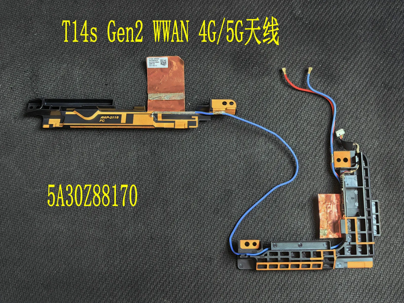 ThinkPad-ordenador portátil Original T14s gen2, antena WWAN 4G 5G, 5A30Z88170 - imagen 2