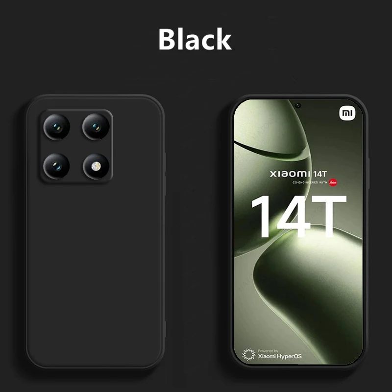 Funda de teléfono Para Xiaomi 14T Pro, carcasa de silicona líquida Original, parachoques Para móvil - imagen 2