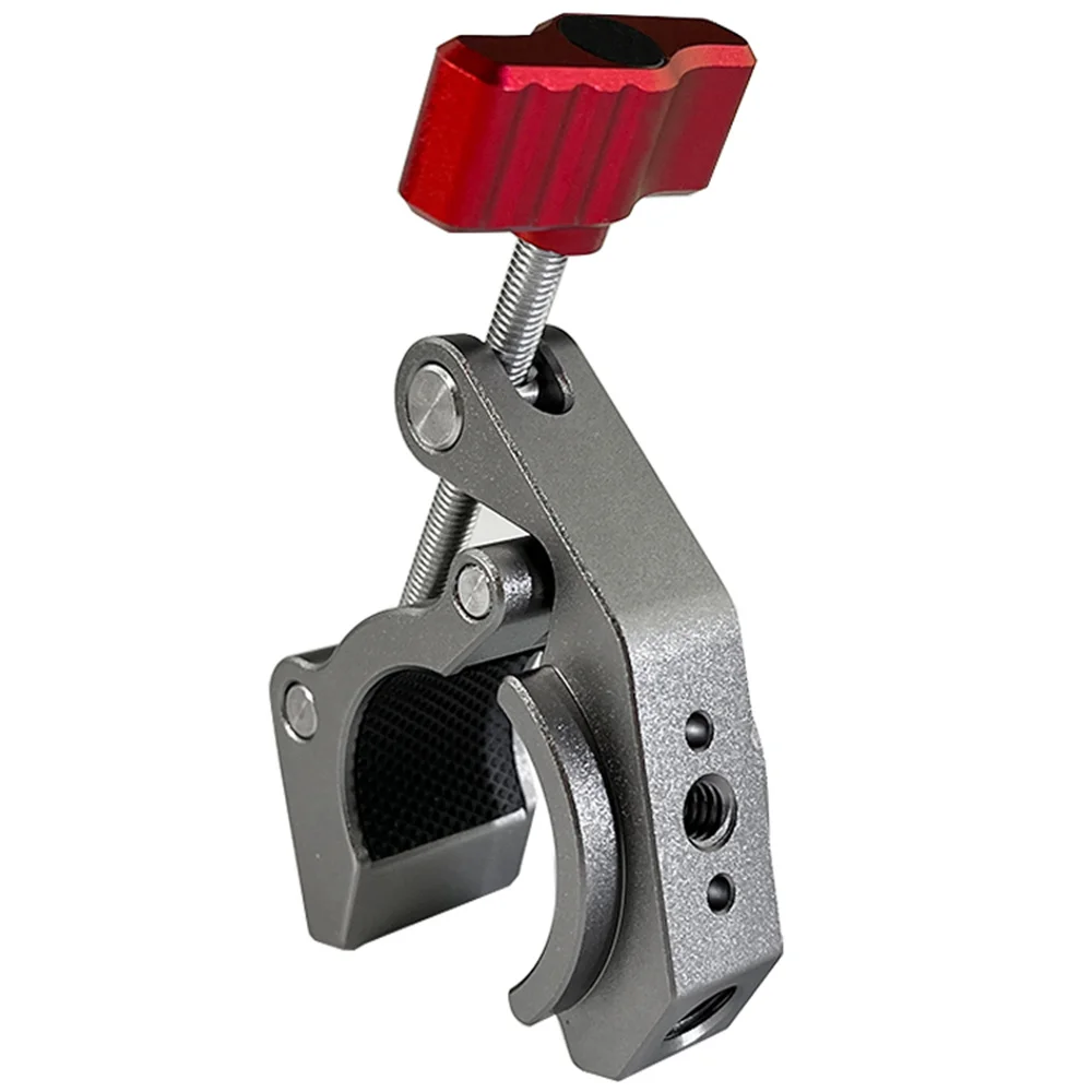 Súper abrazadera de Metal con tornillo 1/4 para Gopro 11 10, soporte para cámara de acción, Clip, paraguas, trípode, fotografía, luz Led, soporte para bicicleta