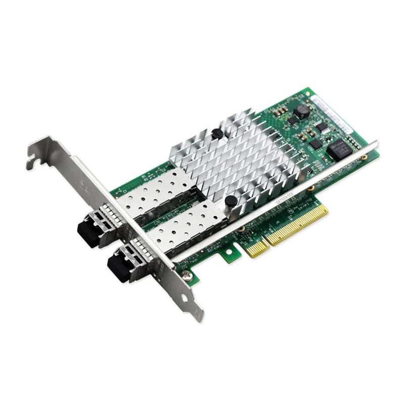 Chipset Intel 82599ES X520-SR2 PCIe 2,0 x8 10/1Gb tarjeta de red de servidor Ethernet 2 puertos SFP + con transceptor SFP+ multimodo 10G - imagen 2