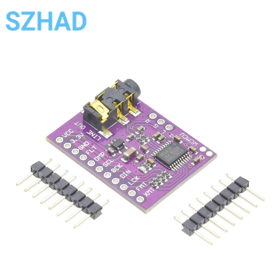 MCU-5102 PCM5102A estéreo DAC DAC PLL Módulo de voz - imagen 3