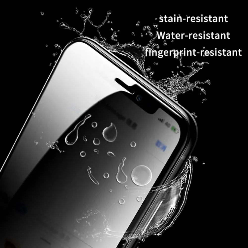 Protector de pantalla de vidrio templado para IPhone, Protector de pantalla de privacidad para IPhone 13, 14, 15 Pro Max, 11, 12 Pro, 7, 8Plus, XR, XS Max, 3 unidades - imagen 5