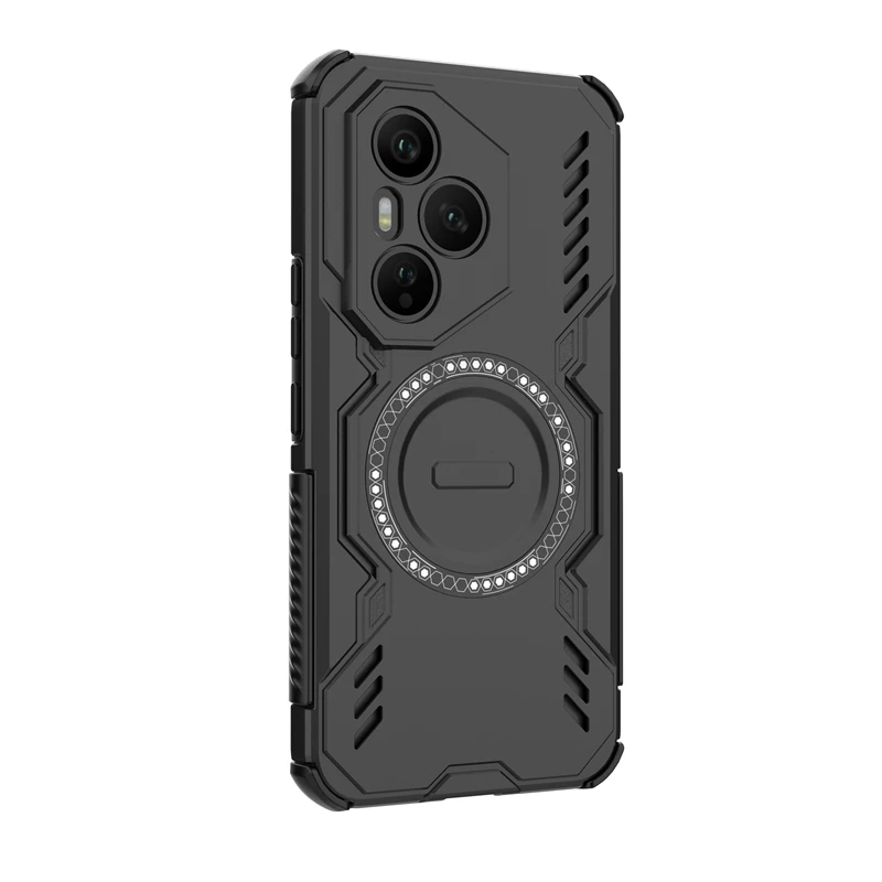 Funda de carga inalámbrica con anillo magnético para Honor 400 Pro, funda de silicona anticaída para PC, funda protectora para Honor 400 Pro - imagen 5