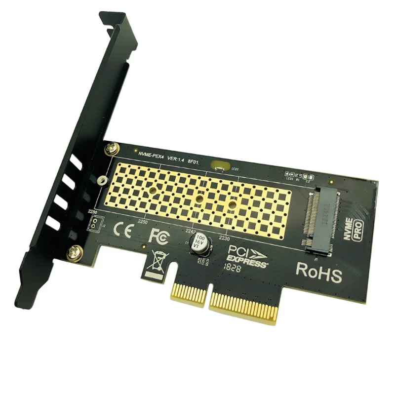 Adaptador NVME Pro 2230-2280, tarjeta adaptadora M.2 NVME SSD a PCIe 3,0, tarjetas de vídeo PCI-E para tarjeta de sonido de escritorio, adaptador PCI Express M2 - imagen 2
