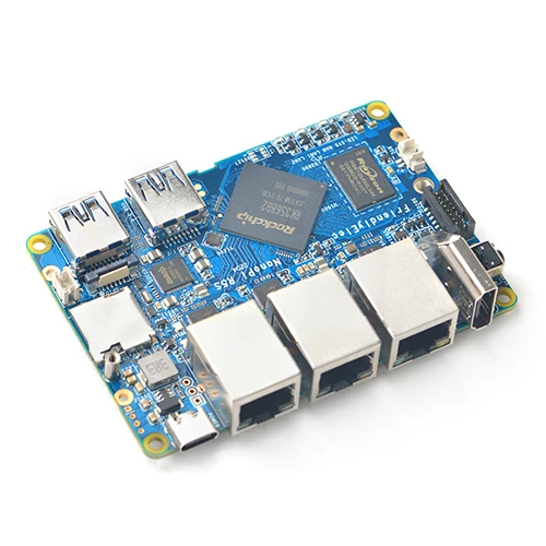 NanoPi R5S Router Dual 2,5G + Gigabit Mini Placa de desarrollo CNC, caja de metal completa RK3568 - imagen 3