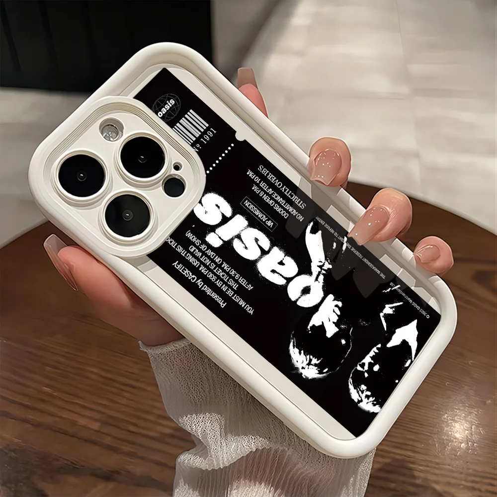 Cool O-Oasis-s Band Hot Phone Case For Samsung Galaxy A17 A07 A06 A26 A16 A35 A55 A25  A15 A54 A34 A36 A24 4G 5G Soft Back Cover - imagen 3