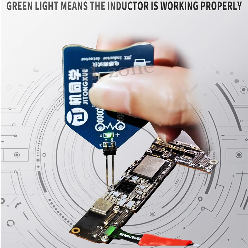 Probador de bobina de placa base JTX CT-1, herramienta de detección de Inductor para reparación de PC, inducción electromagnética, control rápido de fallos - imagen 3