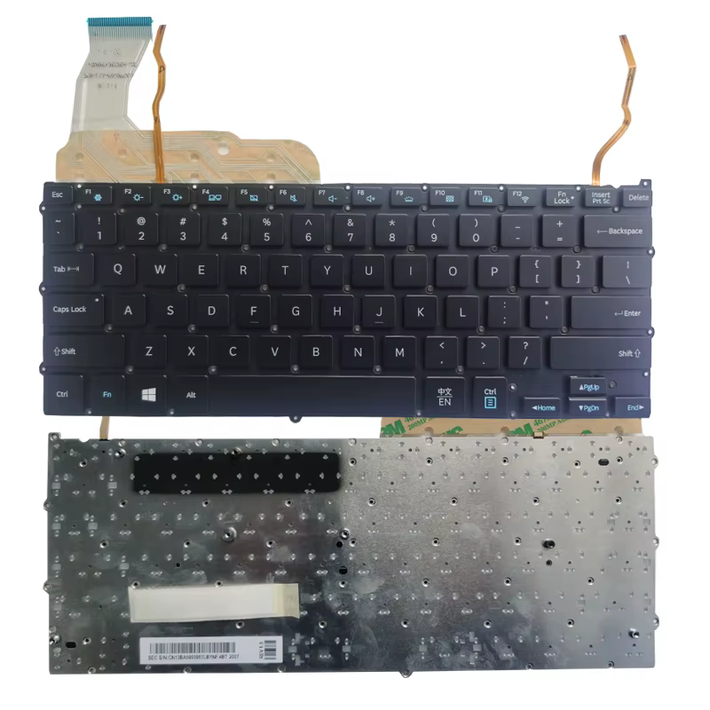 Teclado de ordenador portátil con retroiluminación, accesorio para Samsung NP940X3G, NP940X3F, 940X3G, 940X3F