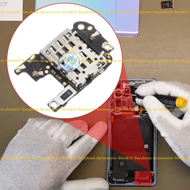 462E Reemplazo Tarjeta teléfono Lector CONECTIVO BATERA para P30 - imagen 4