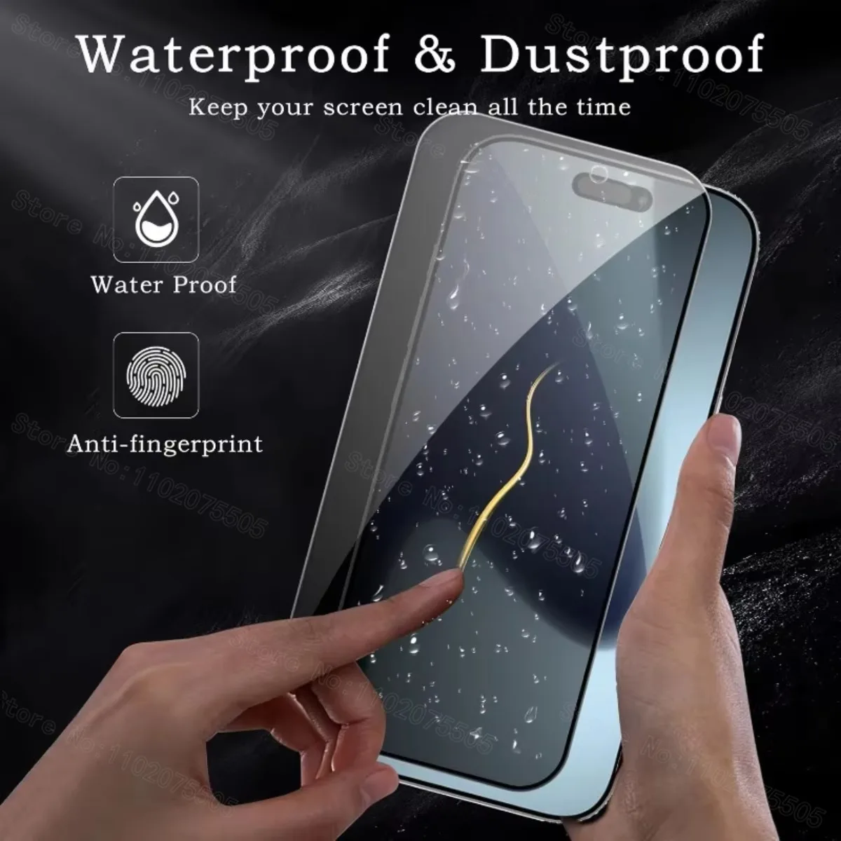 2 protectores de pantalla de privacidad + 2 lentes de cámara compatibles con iPhone 17 16 15 14 13 12 11 Pro Max 15 14Plus 13 12 16e Air - imagen 5