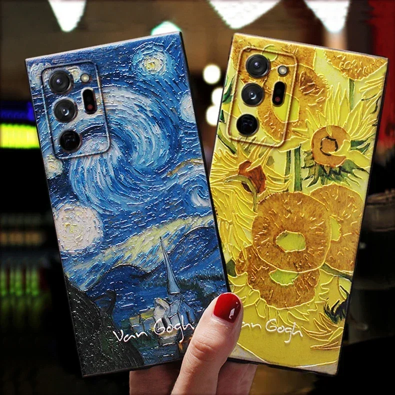 Funda para Samsung Galaxy Note 20 Note20 Ultra 10 Plus Lite Note10 Plus, carcasa de silicona suave con arte 3D para hombre y mujer
