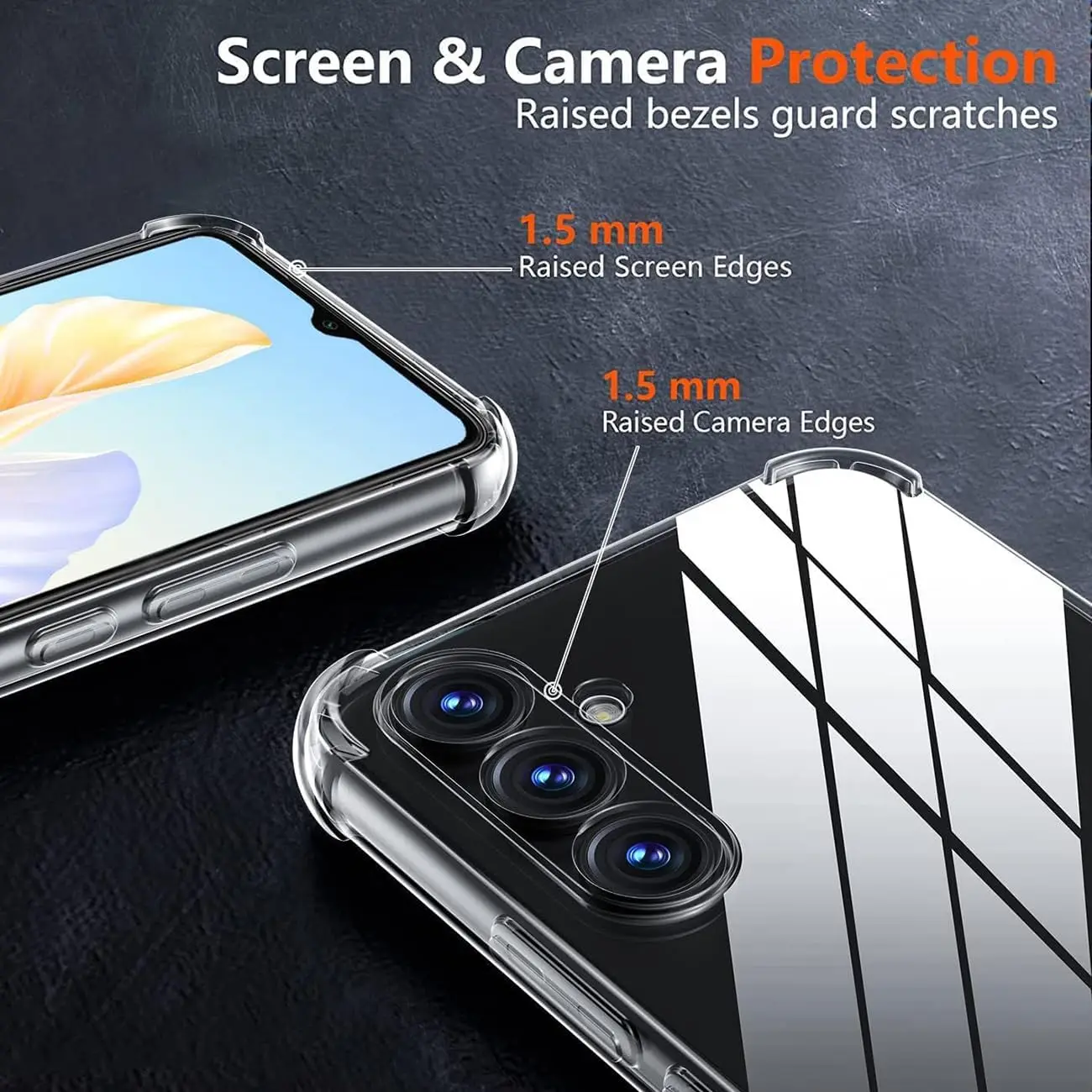 Funda anticaídas para Samsung Galaxy M35 5G, 2024 SM-M356B, SM-M356B/DS, silicona suave, TPU, Original, cubierta trasera a prueba de golpes en M35 - imagen 3