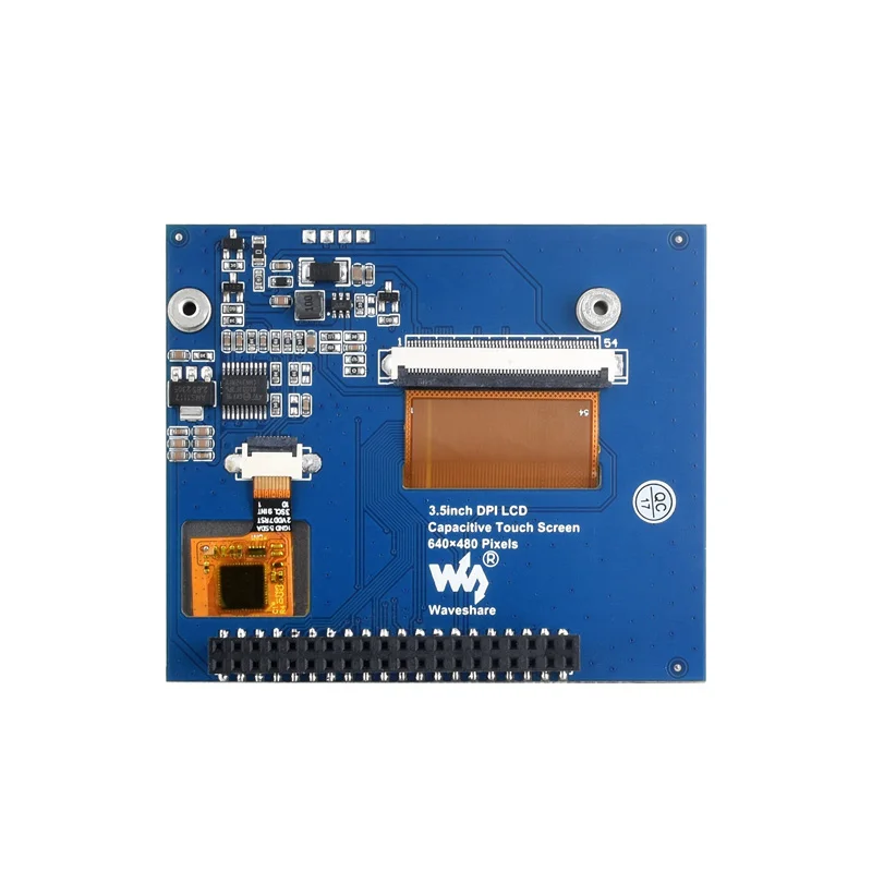 Waveshare 3,5 pulgadas DPI LCD IPS 640 × 480 pantalla táctil capacitiva LCD de 3,5 pulgadas para Raspberry Pi - imagen 2