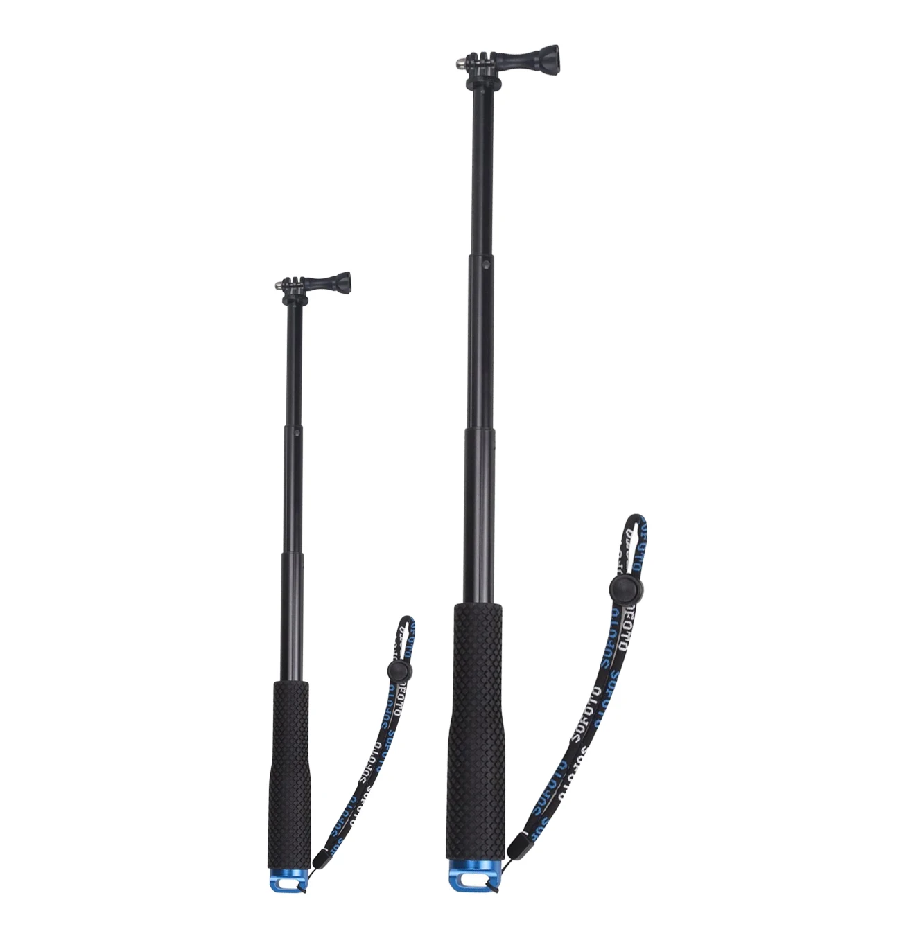 Palo de Selfie de mano extensible de aluminio, palo telescópico para GoPro Hero 13, 12, 11, 10, 9, 8, Insta360, X4, DJI Osmo Action 5 Pro 4 - imagen 5