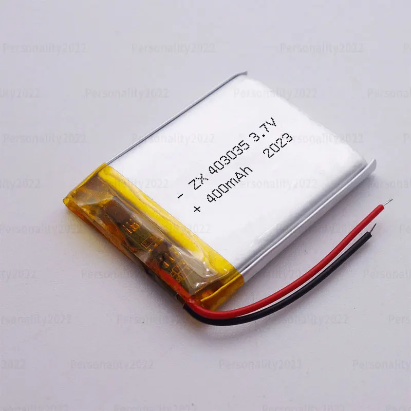 403035   Batería Lipo de 3,7 V, baterías de polímero de litio de 400mAh, Ph-2P para instrumento de masaje, navegador Gps, altavoz de banda inteligente - imagen 4