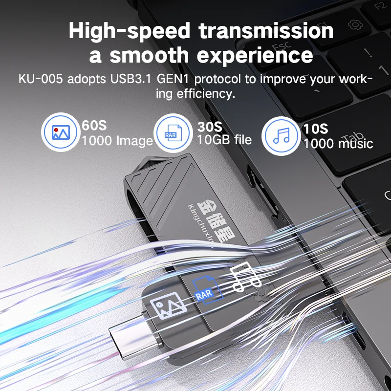 SSD Externo USB-C – Dual Tipo C Alta Velocidad Portátil - imagen 4