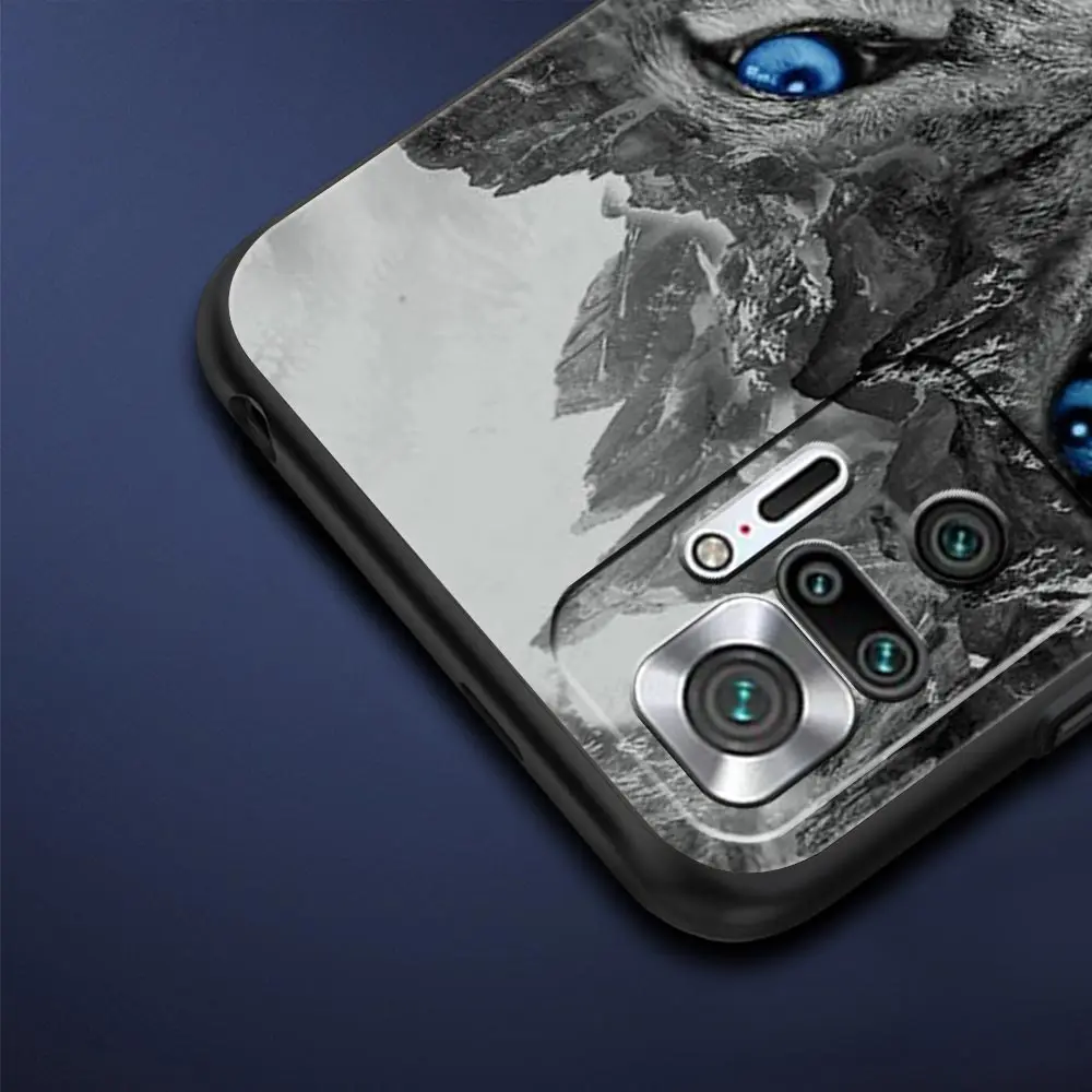 Funda de teléfono Animal Lobo para Xiaomi Redmi Note 12 12 11 10 Pro 9S 9 8 7 9T 8T 9C 9A 8A 10C 5G 10S K50 Gaming funda de silicona suave - imagen 2