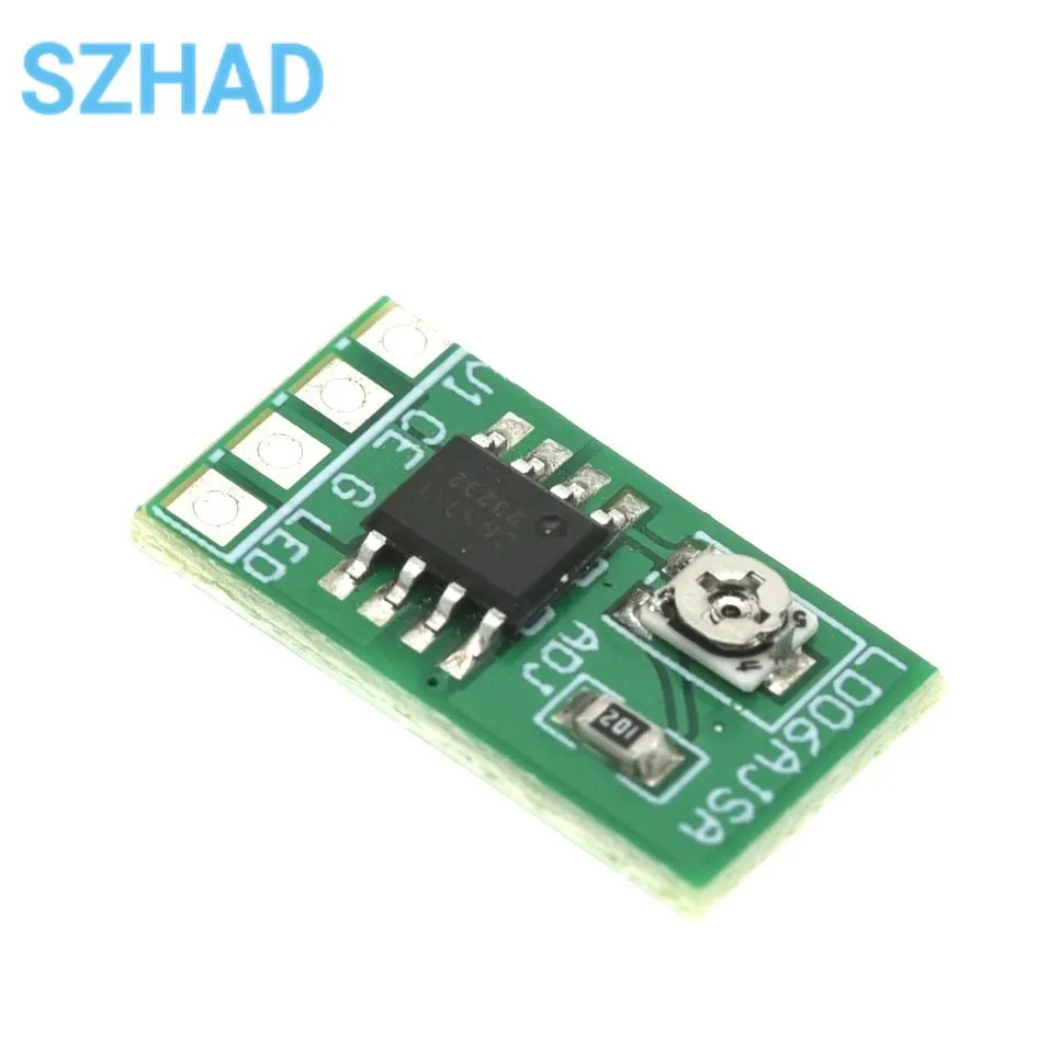 Controlador LED DC 3,3 V 3,7 V 5V 30-1500MA, módulo ajustable de corriente constante, placa de Control PWM para linterna LED USB 18650 Li-ion - imagen 5