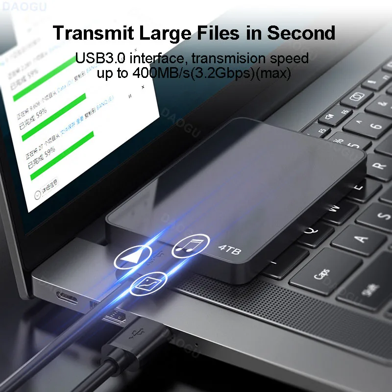 Conector de Cable USB 3,0 tipo A a Micro B, Cable de datos de carga rápida, Cable USB A a Micro B, adaptador corto para disco duro externo - imagen 2