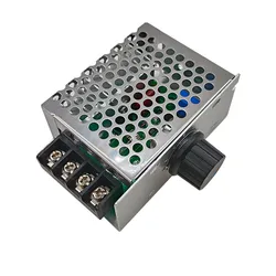 Regulador de voltaje CA 220V PWM con SCR 4000W y interruptor