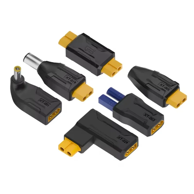 Adaptador de enchufe tipo C XT60 a EC5 tipo c DC macho hembra sin conector de cable adaptador de enchufe 55*25 5521 7406 7909 a conector XT60