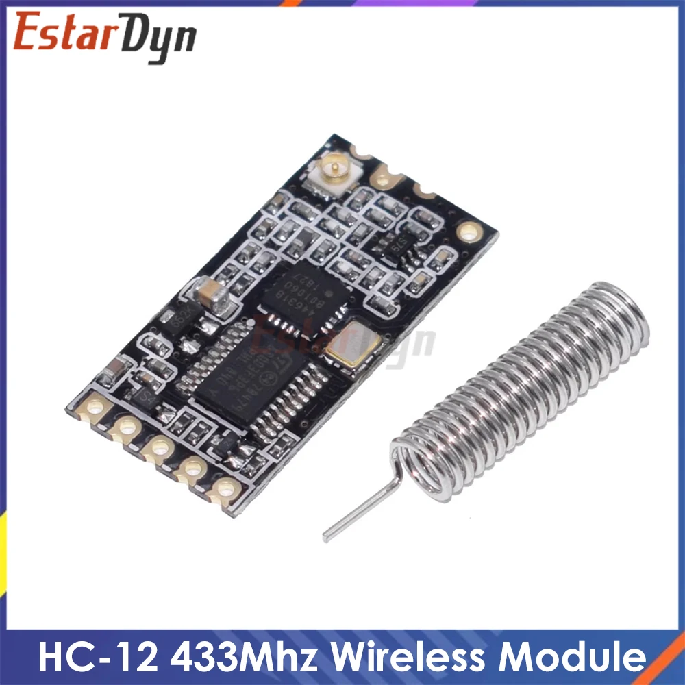 HC-12 433Mhz SI4438 Módulo de puerto serie inalámbrico 1000m con antena Reemplace Bluetooth