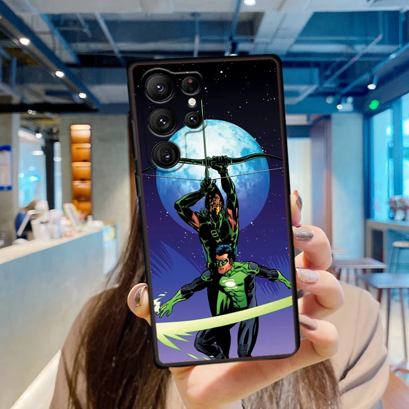 G-greens l-lanterns negro suave para Samsung Galaxy S24, S23, S22, S21, S20 FE, S10, S10E Plus, Ultra Pro Lite, 5G - imagen 4