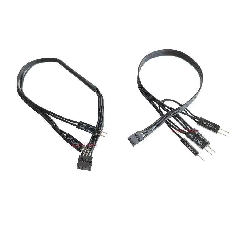 Cable Dupont 6 y 8 pines hembra LED reset panel frontal Dell - imagen 5