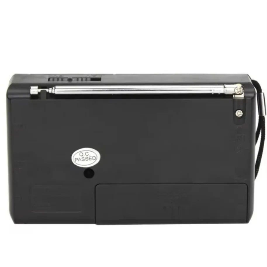 AM FM Mini Radio portátil de dos bandas Banda de onda completa Radio alimentada por batería Altavoz incorporado Radio de emergencia al aire libre para ancianos - imagen 4