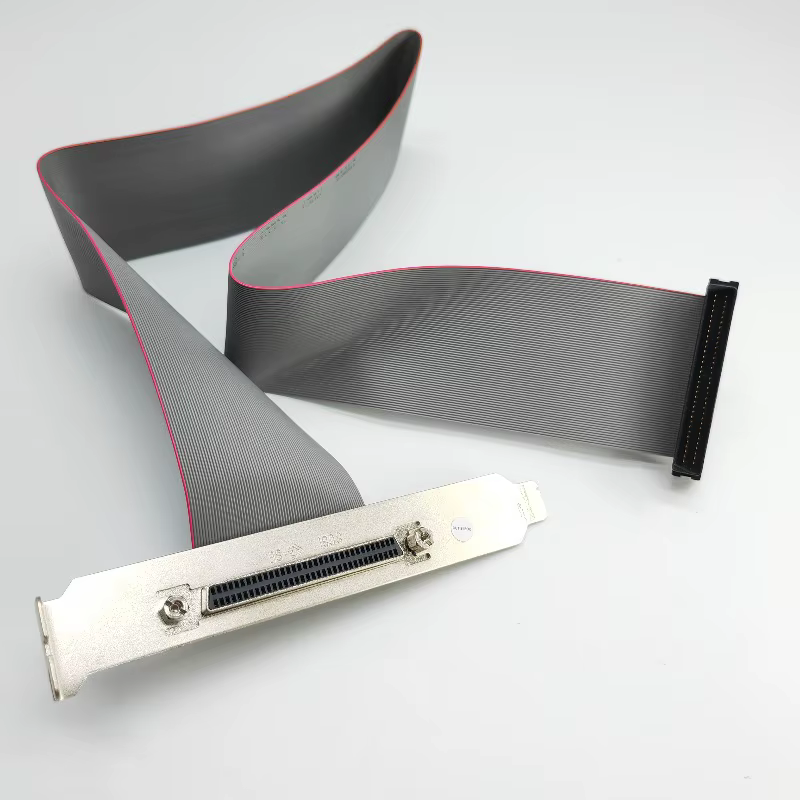 Cable SCSI 68Pin Hembra a Macho Flexible para Gabinete y Disco Duro - imagen 2