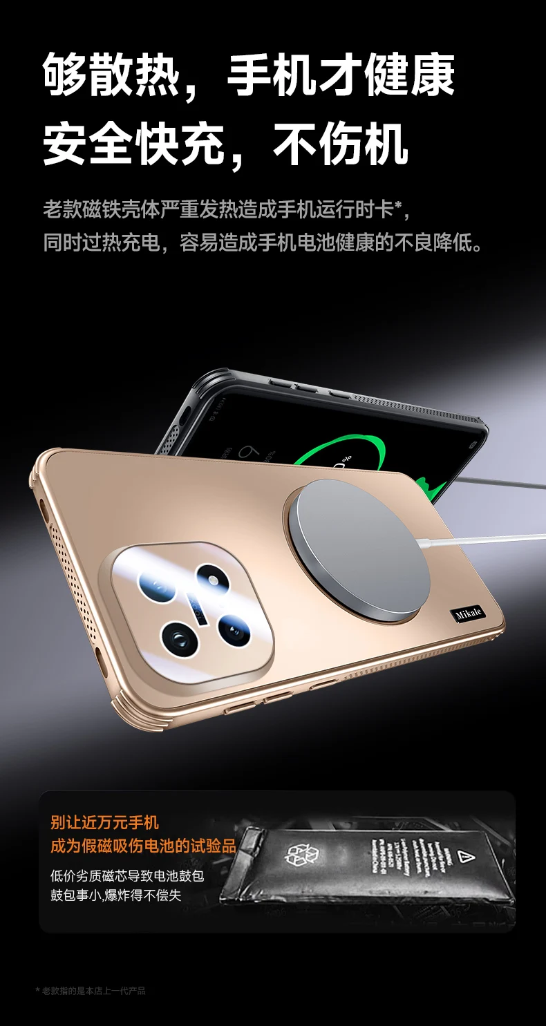 Para VIVO IQOO 15 lente cámara película mate estuche rígido para IQOO15 5G magnético para Magsafe anillo de carga inalámbrica soporte cubierta - imagen 5