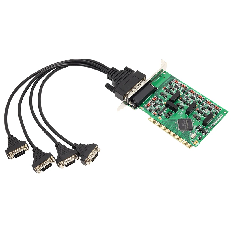 Tarjeta serie UOTEK PCI a RS-485 RS-422 de grado Industrial RS485 RS422 4 puertos convertidor de expansión DR44 de alta velocidad UT-724A-I