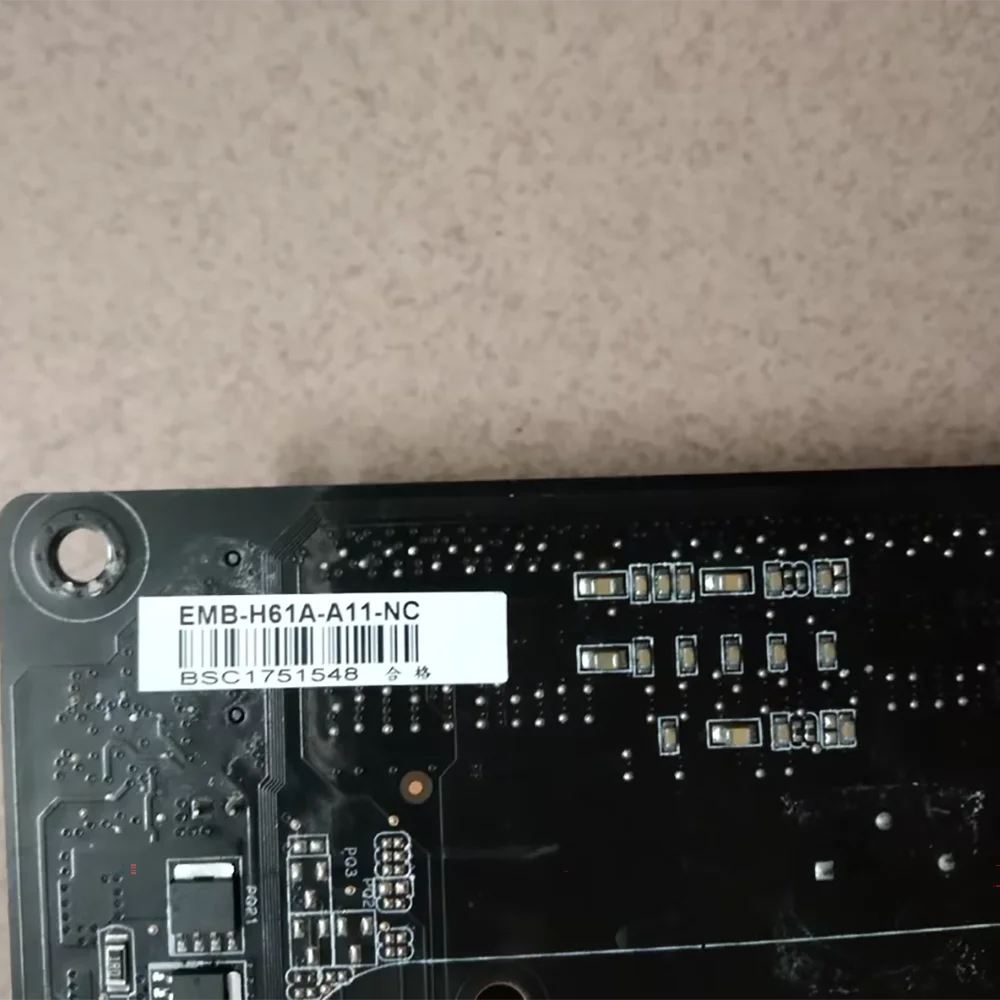 Placa base de control industrial H61 placa base EMB-H61A-A11-NC 17*17 - imagen 2