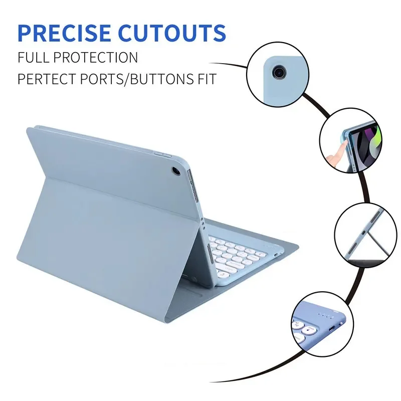 Teclado magnético para Lenovo Xiaoxin Pad Pro GT 2025 11,1 "TB710FU funda para tableta teclado magnético inalámbrico con tapa inteligente con ratón - imagen 4