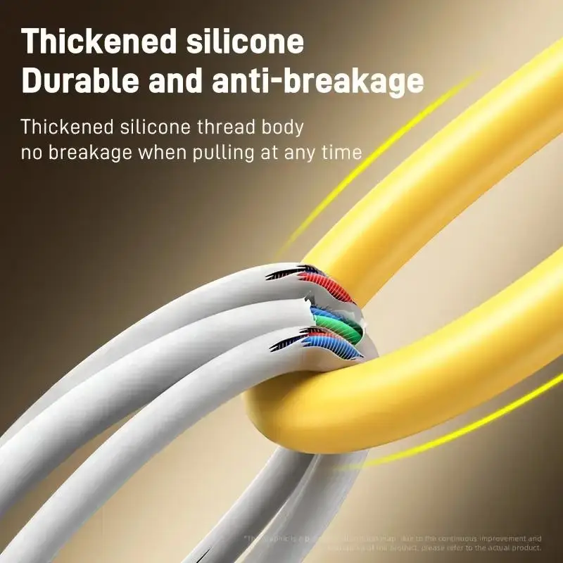 Cable de datos de carga súper rápida USB/Tipo C a Tipo C máximo 3 en 1 de 240 W Compatible con dispositivos de carga Xiaomi Samsung tipo C - imagen 5