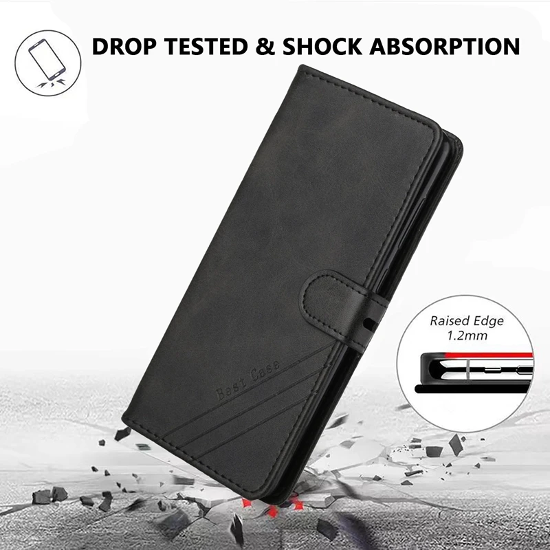 Para Funda Realme C75 4G Funda de cuero con tapa para Coque OPPO Realme C 75 4G RealmeC75 C71 Fundas de teléfono Funda tipo billetera magnética - imagen 4