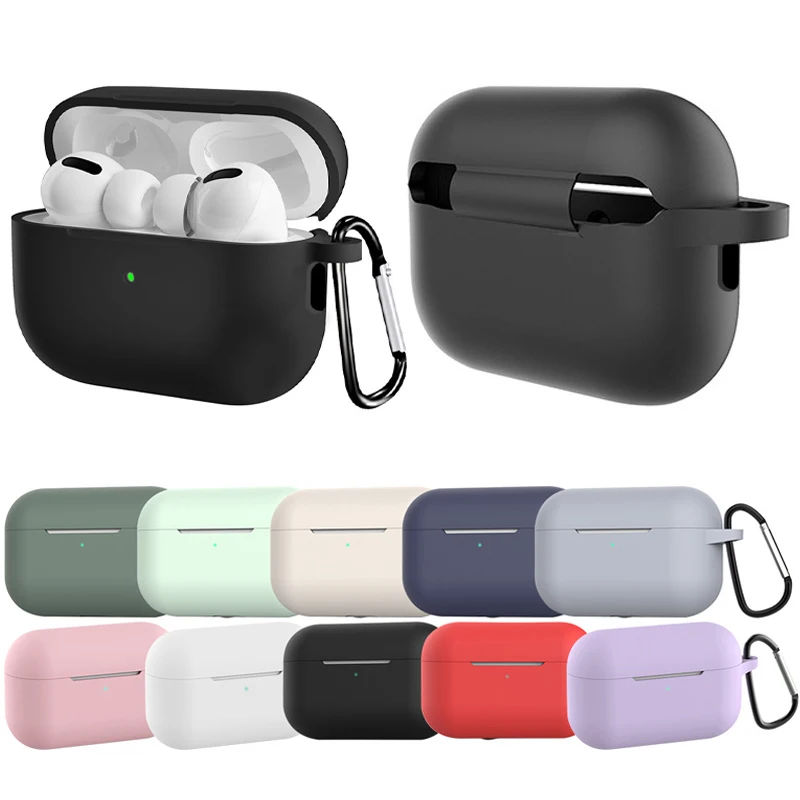 Fundas de silicona suave para Apple Airpods Pro 2. ° a prueba de golpes, funda protectora para auriculares inalámbricos para airpods pro 2, bolsas con caja de carga