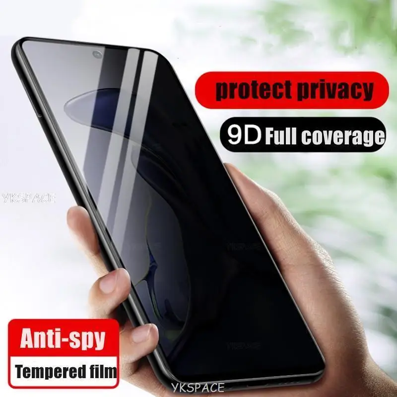 2 uds Protector de pantalla de privacidad para Samsung Galaxy A02 A02S A22 A32 A42 A52 A52S A72 A82 5G película de vidrio templado antiespía - imagen 3
