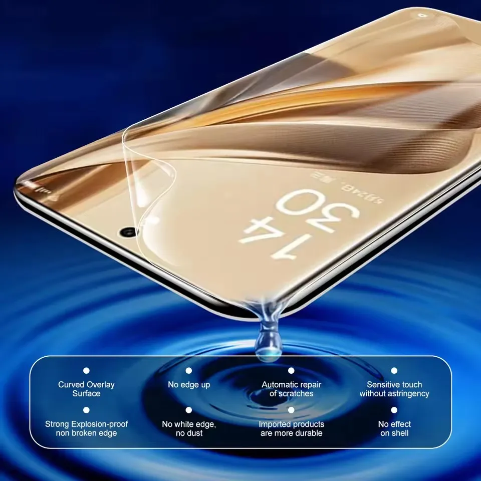 3 uds película de hidrogel para OPPO A31 A17 A17K A16e A16K A16 A15s A15 A12e A12 A11 S A11K A9 A5 A54 A54s Protector de pantalla - imagen 3