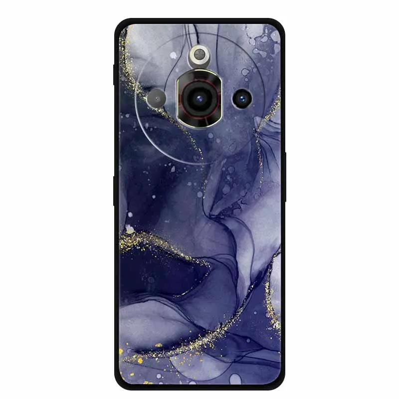 Para NUBIA Focus Pro 5G funda Original de silicona suave TPU fundas de teléfono contraportada para NUBIAFocus Pro Fashion Planet funda protectora - imagen 3