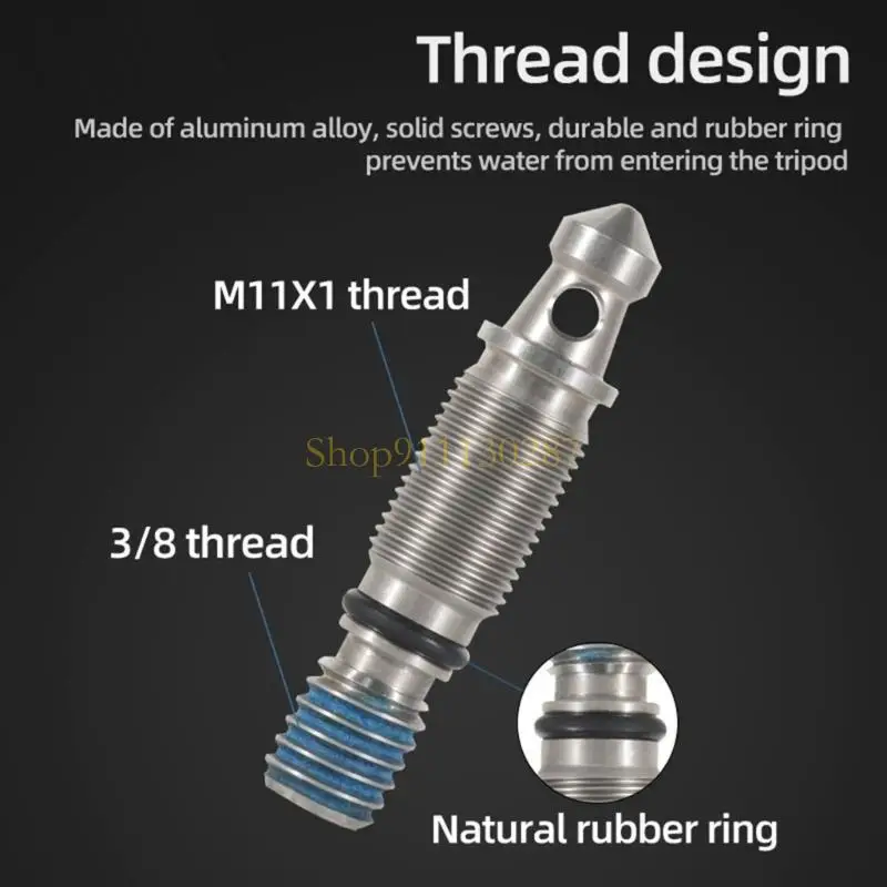 J1HC múltiple propósito 3/8 pisos trípode hilo clavos para cámaras y transmisión en - imagen 3