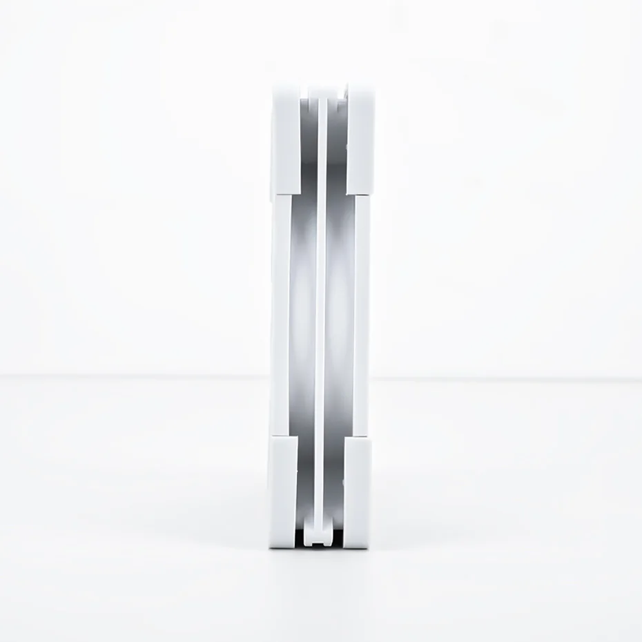 Thermalright-ventilador de refrigeración de caja de ordenador, dispositivo silencioso de TL-B12W, blanco y negro, PWM, 4 pines, 120mm, PBT - imagen 5