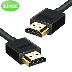Shuliancable HDMI de alta velocidad macho-macho 2,0 1080P 3D para Apple TV xbox ordenador 1m 1,5m 2m 3m 5m 7,5m 10m