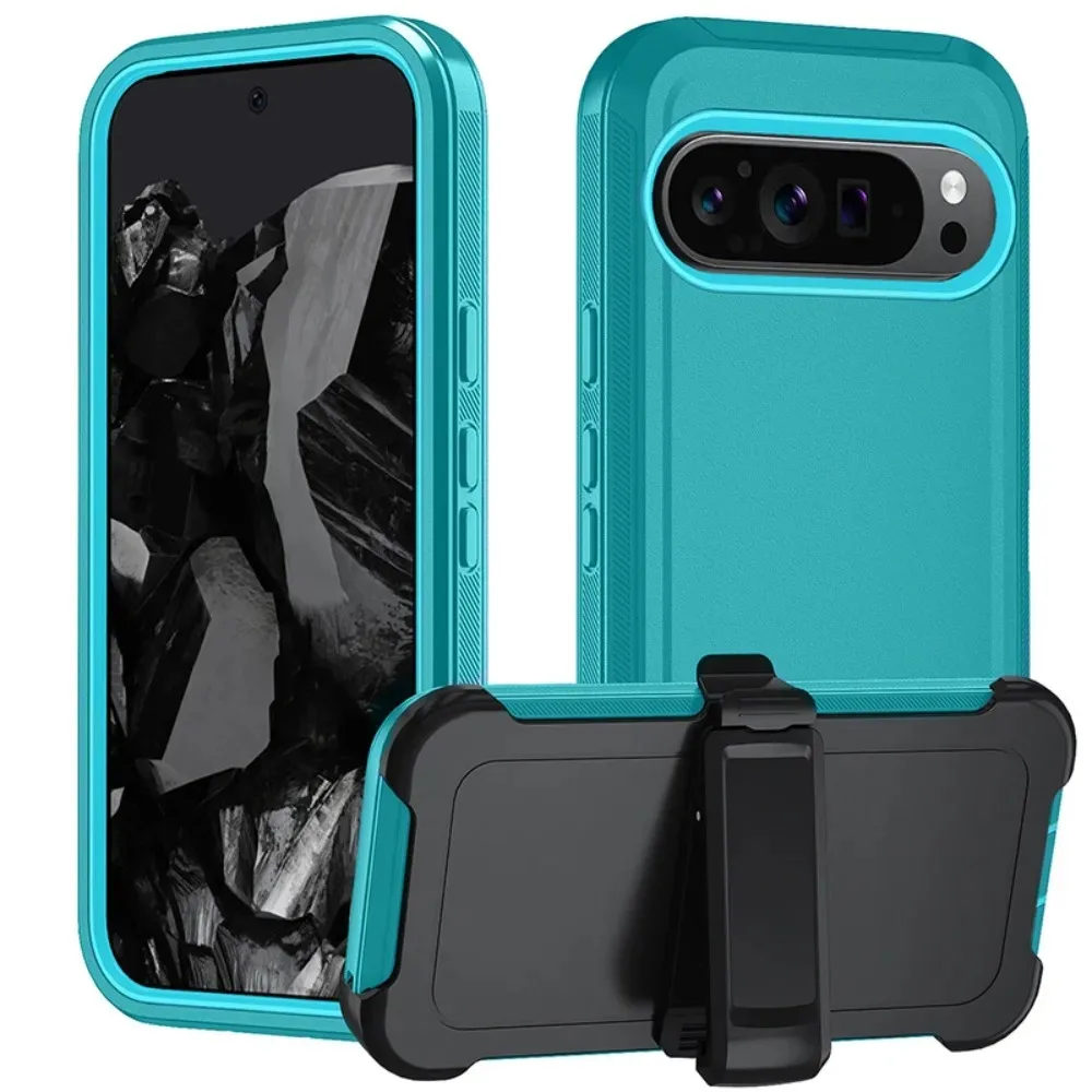 Funda de teléfono con caja resistente Ott Armor para Google Pixel 10 9 Pro XL 8Pro 9A 8A, funda protectora anticaída resistente con Clip - imagen 3