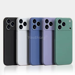 Funda iPhone 17 Pro/Pro Max de silicona líquida anticaídas