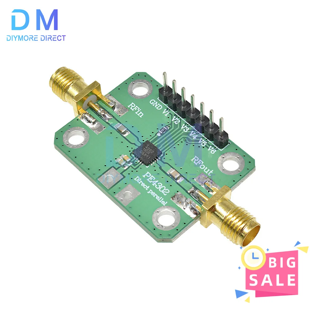 Atenuador RF de 1MHz ~ 4GHz, módulo atenuador de Control numérico, 0,5db, SMA hembra, modo paralelo inmediato, atenuador NC de 50 Ohm - imagen 5