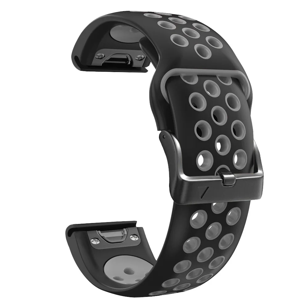 Para Garmin Fenix 8 47mm 51mm Correa 26mm 22mm para Fenix 7X 7 Pro 6 6X Pro 5X Plus Epix Gen 2 965 banda de silicona pulsera de ajuste rápido - imagen 5